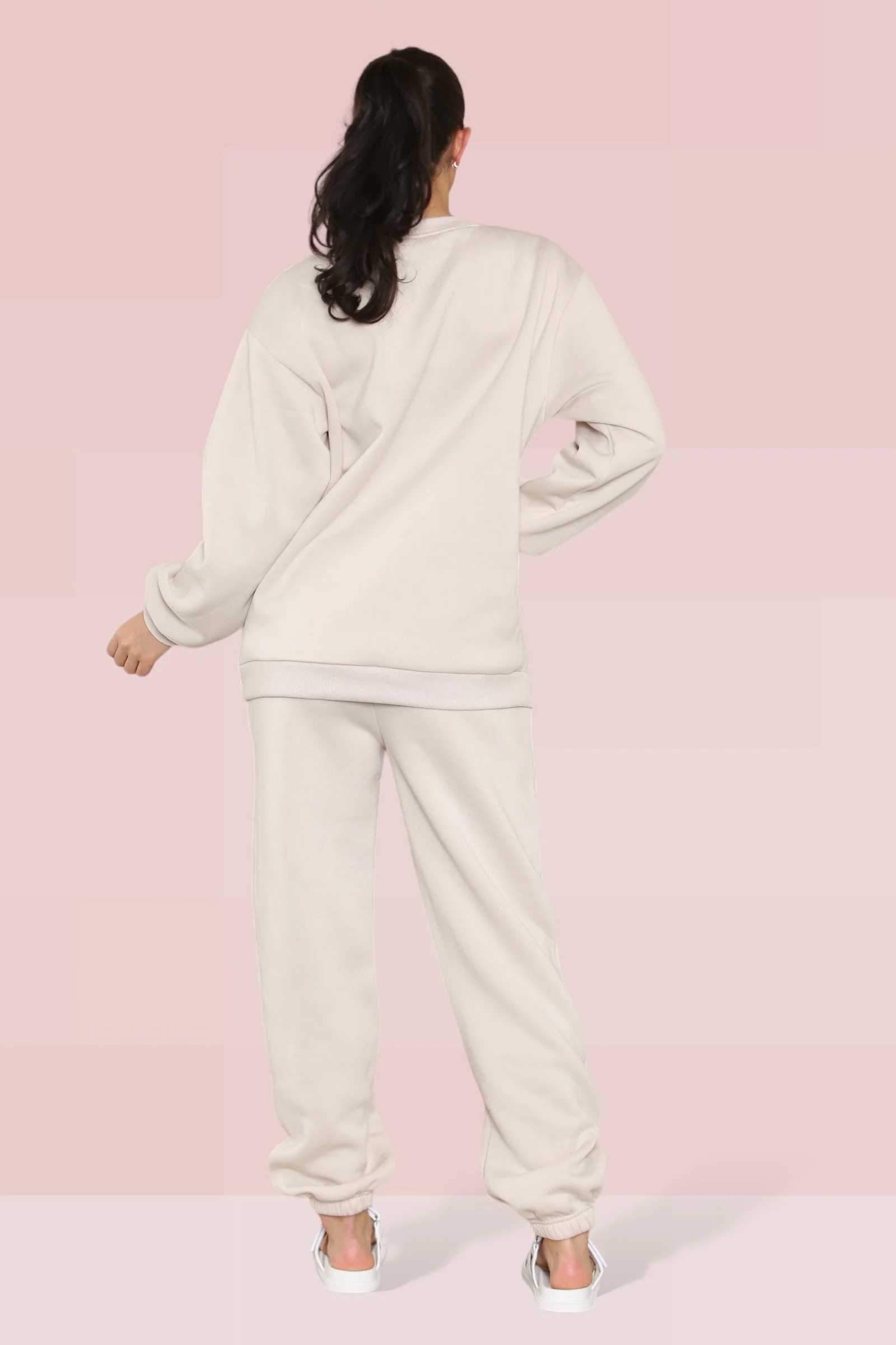 KATCH ME Print Loose Sweatshirt & Sweatpants Co-ord Set - Image 4