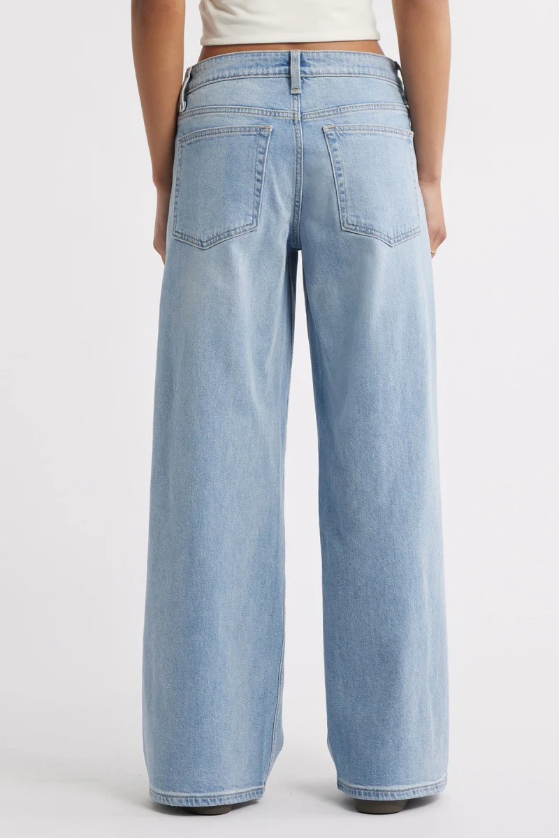 KATCH ME Low-Rise Stretch Multi-Pocket Wide Leg Jeans - Image 14