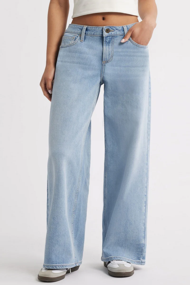 KATCH ME Low-Rise Stretch Multi-Pocket Wide Leg Jeans - Image 7