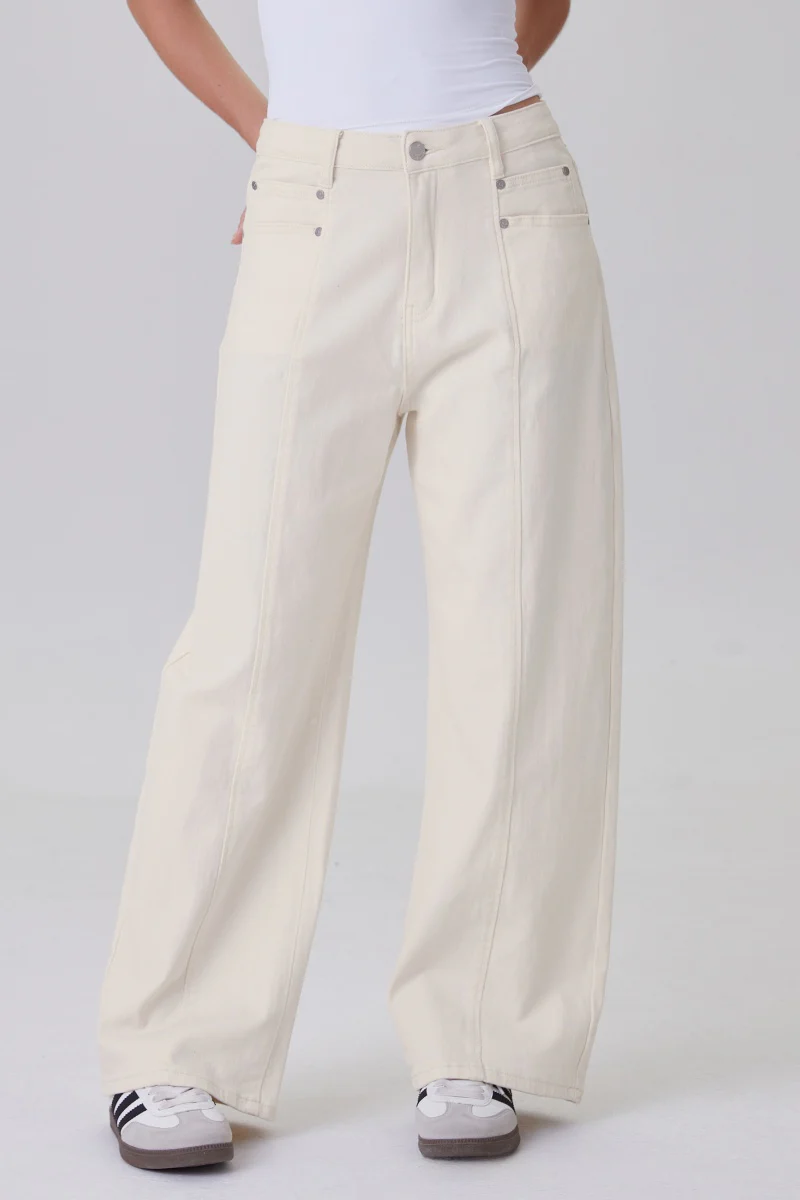 KATCH ME High Waist Multi-Pocket Soft Stretch Wide Leg Trousers - Image 9
