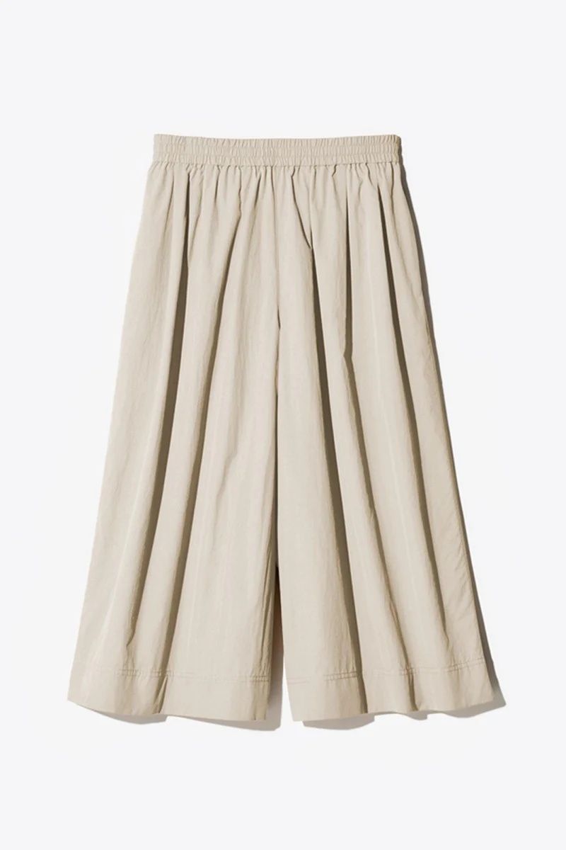 KATCH ME Lightweight Breathable Nylon Mid-Rise Drawstring Wide Leg Skort - Image 6