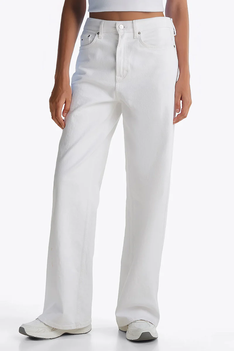 KATCH ME Street Style Versatile High Waist Wide Leg Stretch Jeans - Image 16