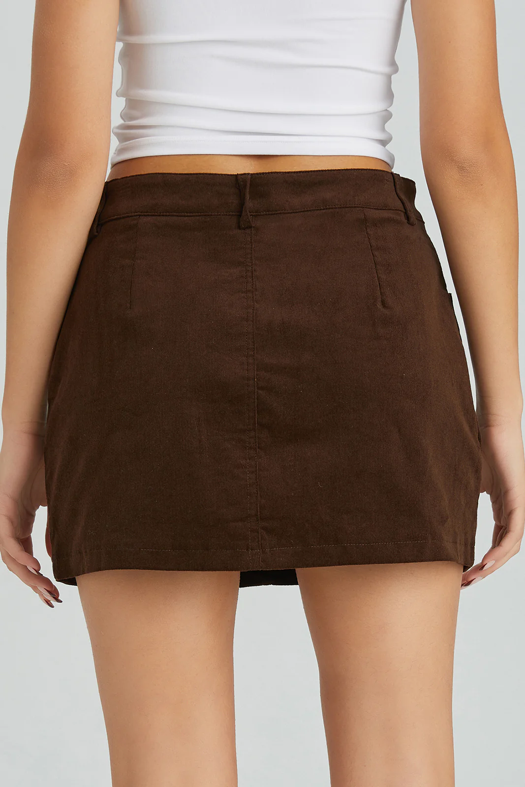 KATCH ME Versatile Mid-Rise Side Pocket Lined Mini Skirt - Image 7