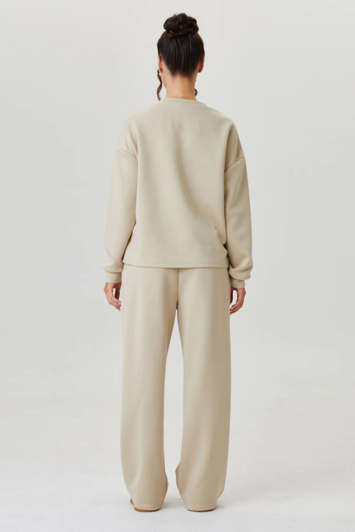 KATCH ME Round Neck Loose Top & Exposed Stitches Trousers Co-ord Set - Image 11