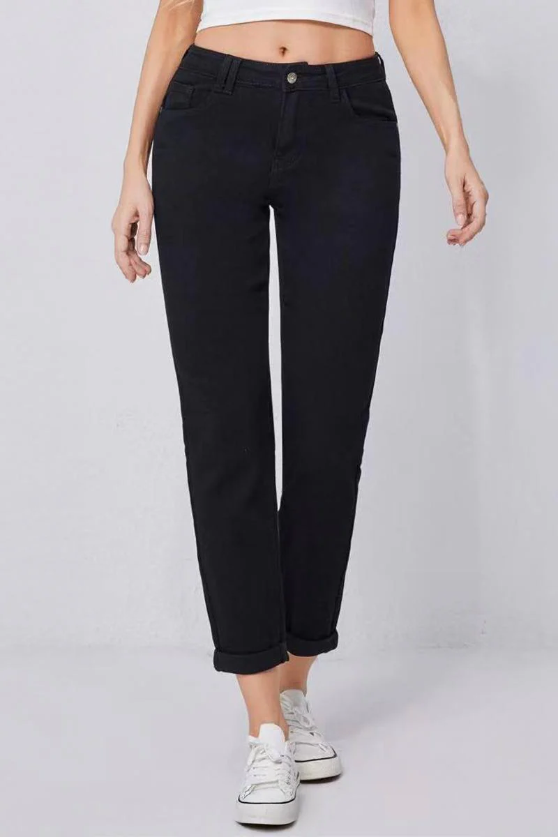 KATCH ME Solid Slim Fit Mid Rise Jeans - Image 4