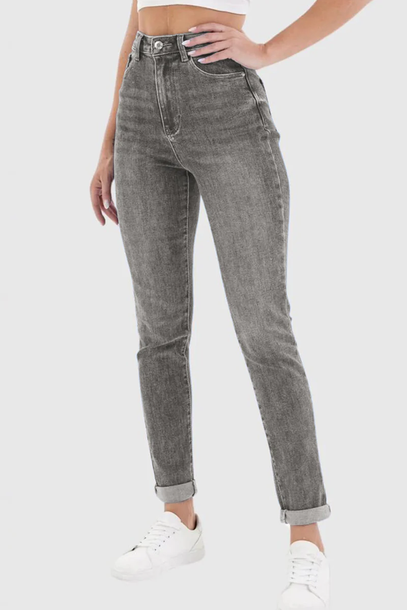 KATCH ME Solid Slim Fit Mid Rise Jeans - Image 8