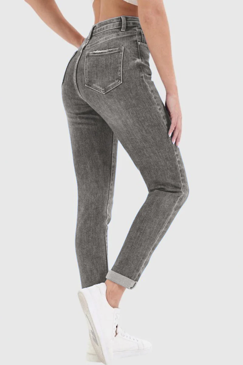 KATCH ME Solid Slim Fit Mid Rise Jeans - Image 9